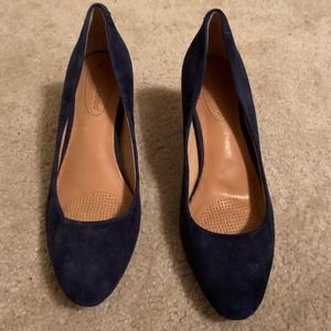 Corso Como Blue Suede Heels